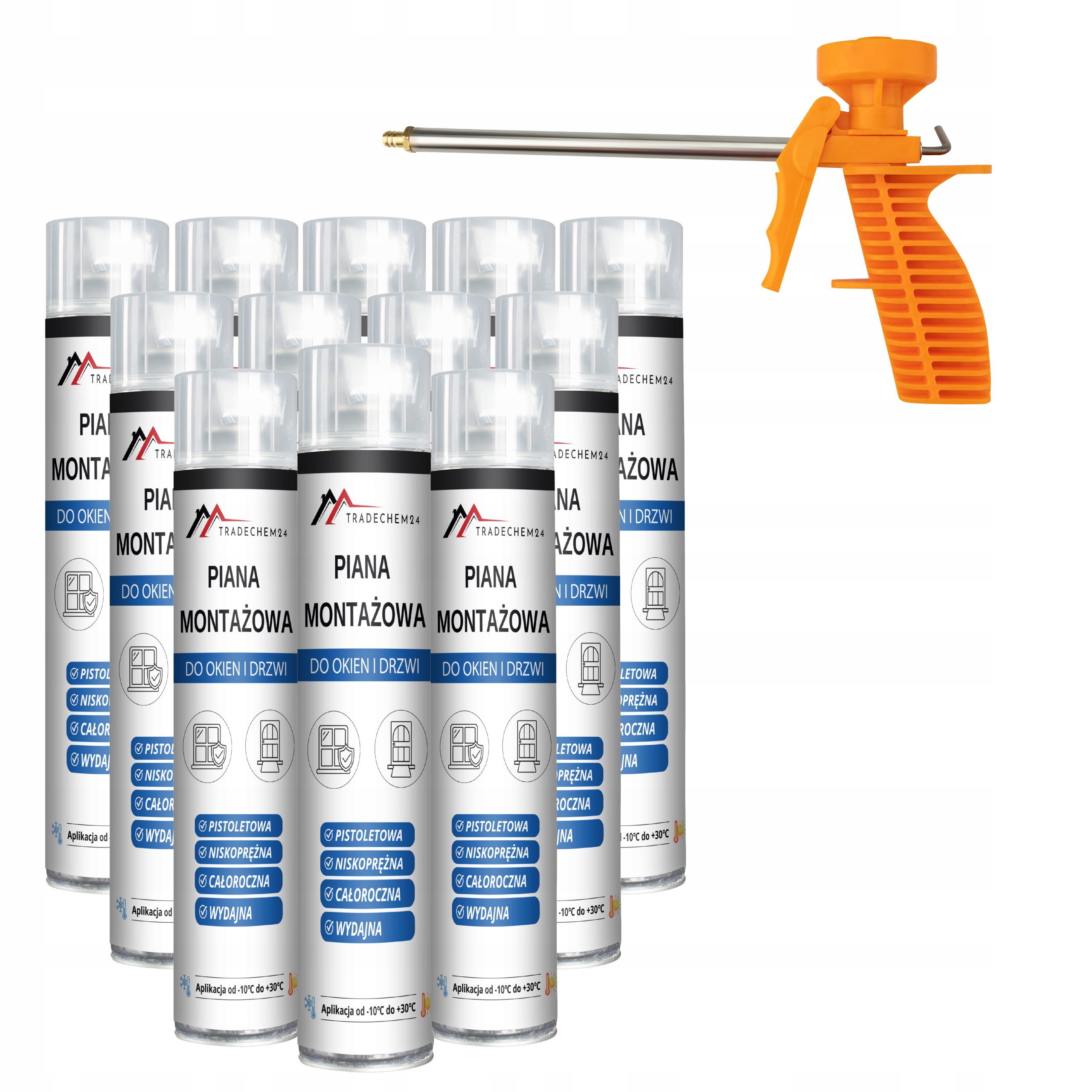 Pistolová Pěna Na Okna Dveří Montážní Pěna Sada Pistolí