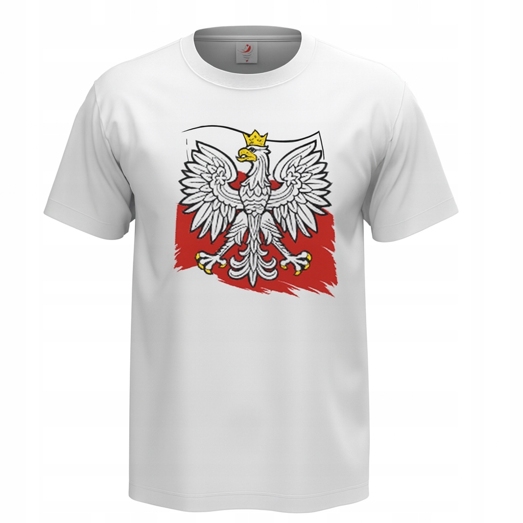 Koszulka Kibica Reprezentacji Polski T-shirt Polska Orzeł r. M