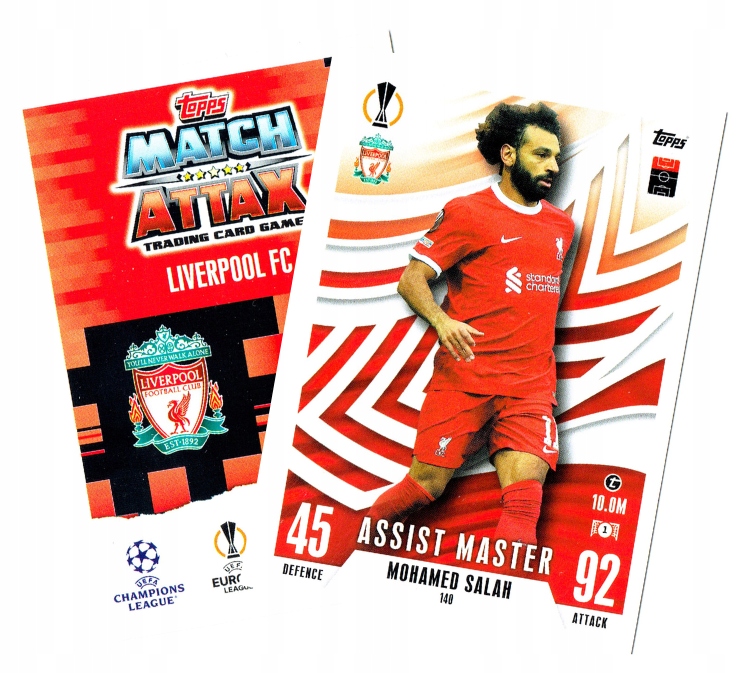 Topps Match Attax 23/24 Extra Karta Assist Master 140 Salah