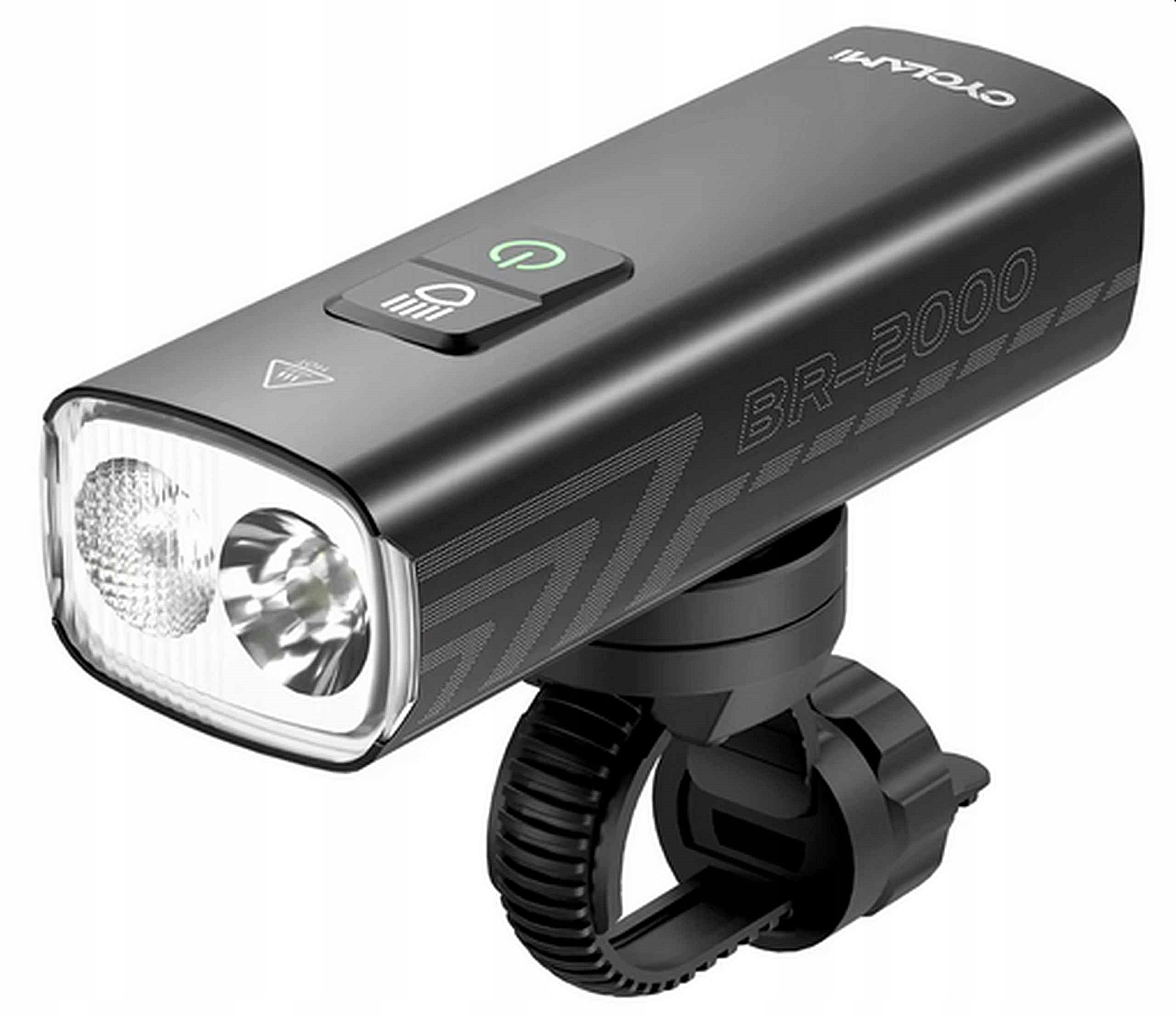 Cyclami BR-2000 Bardzo Mocna Lampka Rowerowa Usb Led 2000 Lumenów 4500 mAh