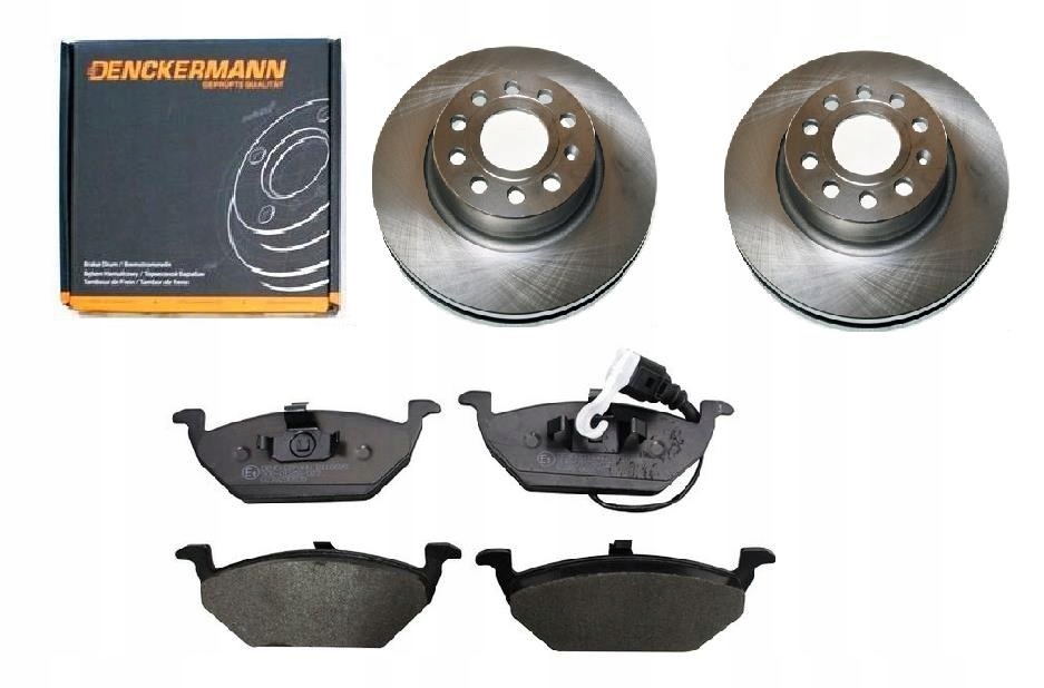 Kotouče Kostky Vw Caddy III Přední 280MM Sada.