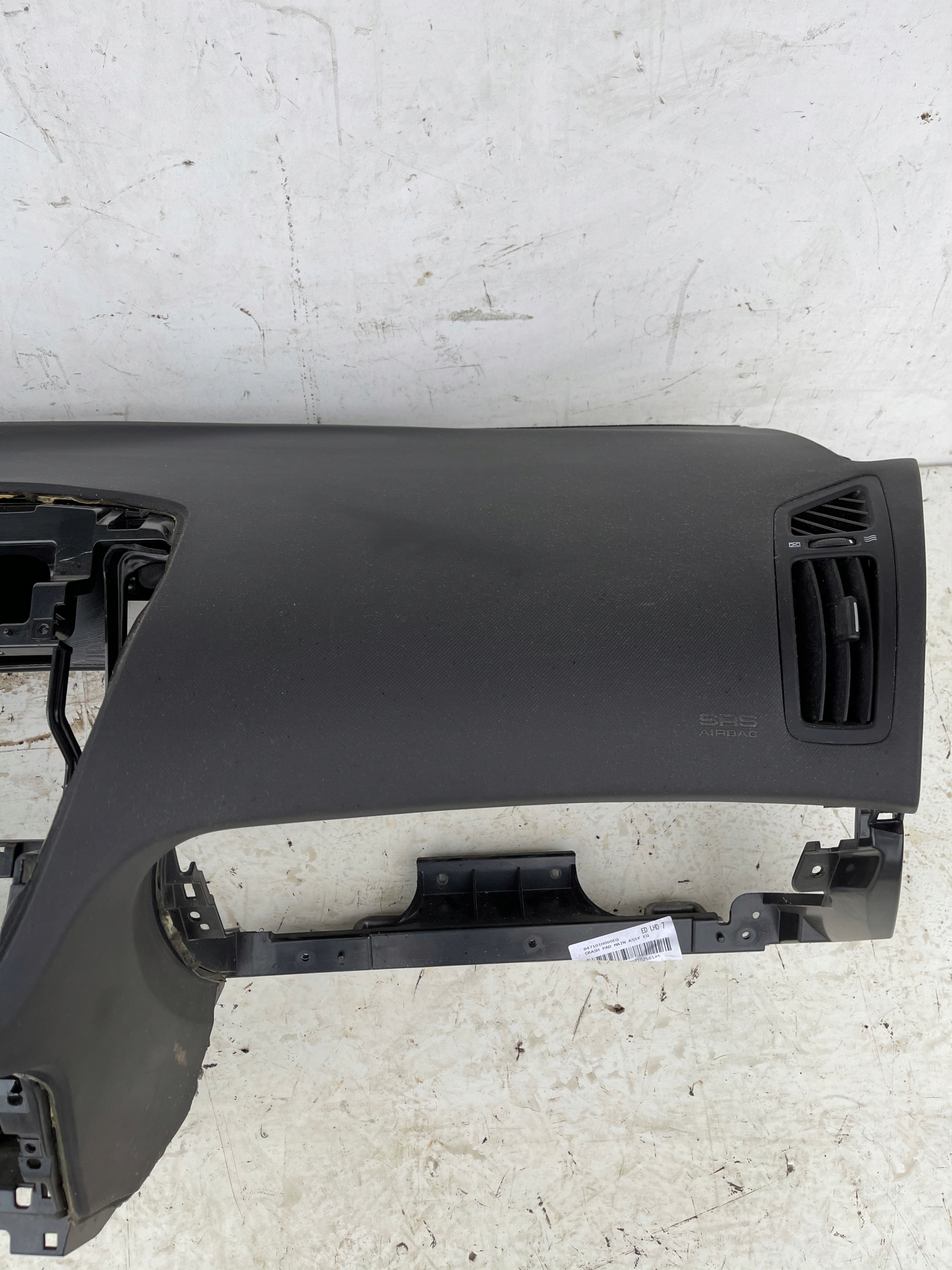 dashboard console airbag KIA CEED and 06-09