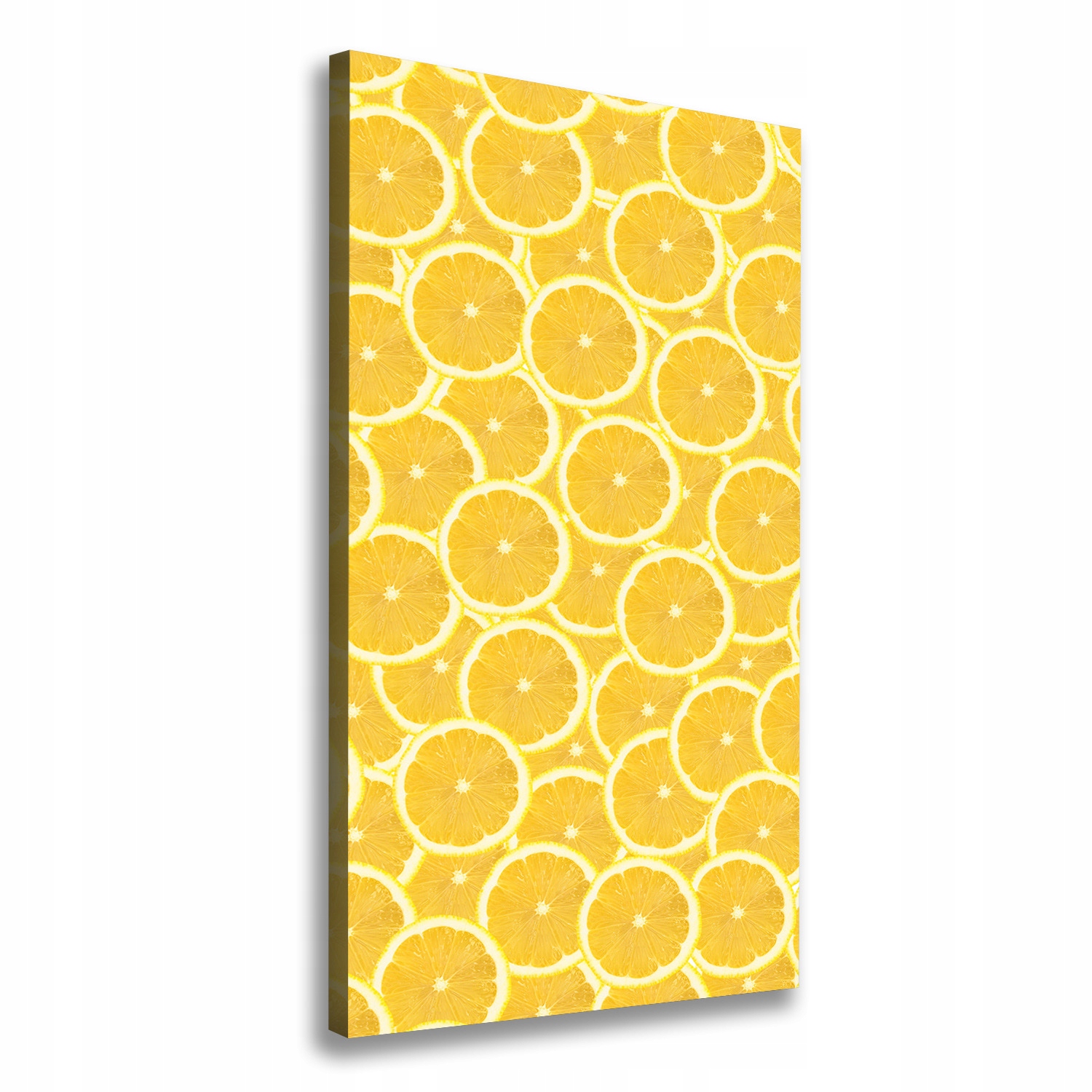 

Nowoczesny obraz canvas na ramie Cytryny 60x120 cm