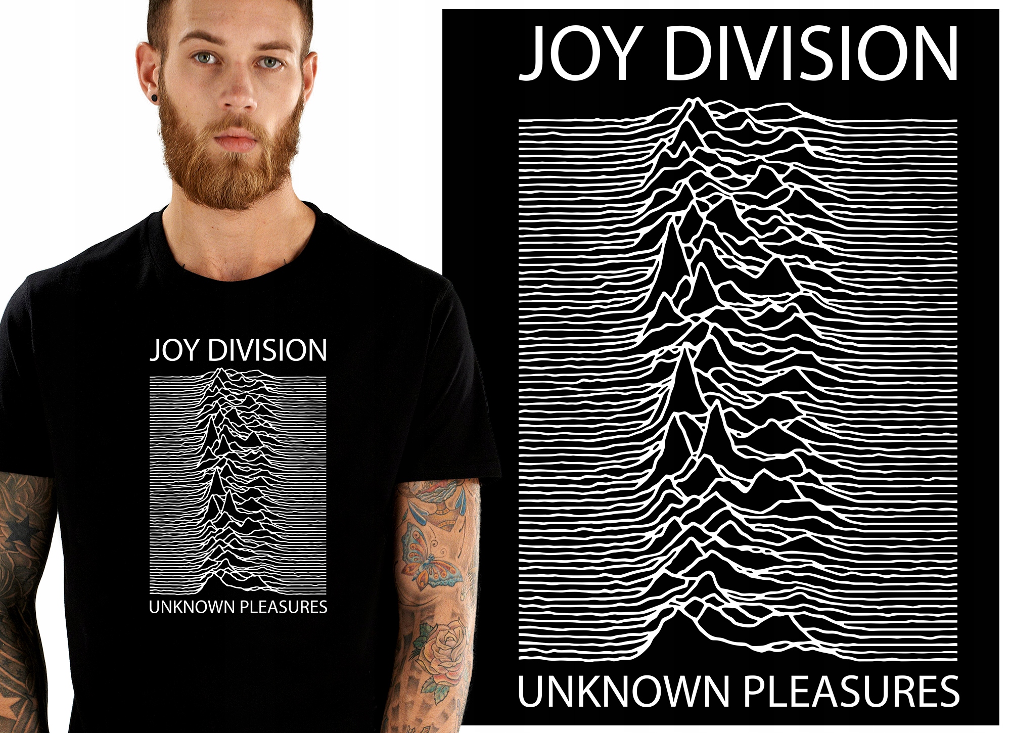 

Joy Division Unknown Pleasures Koszulka Męska S