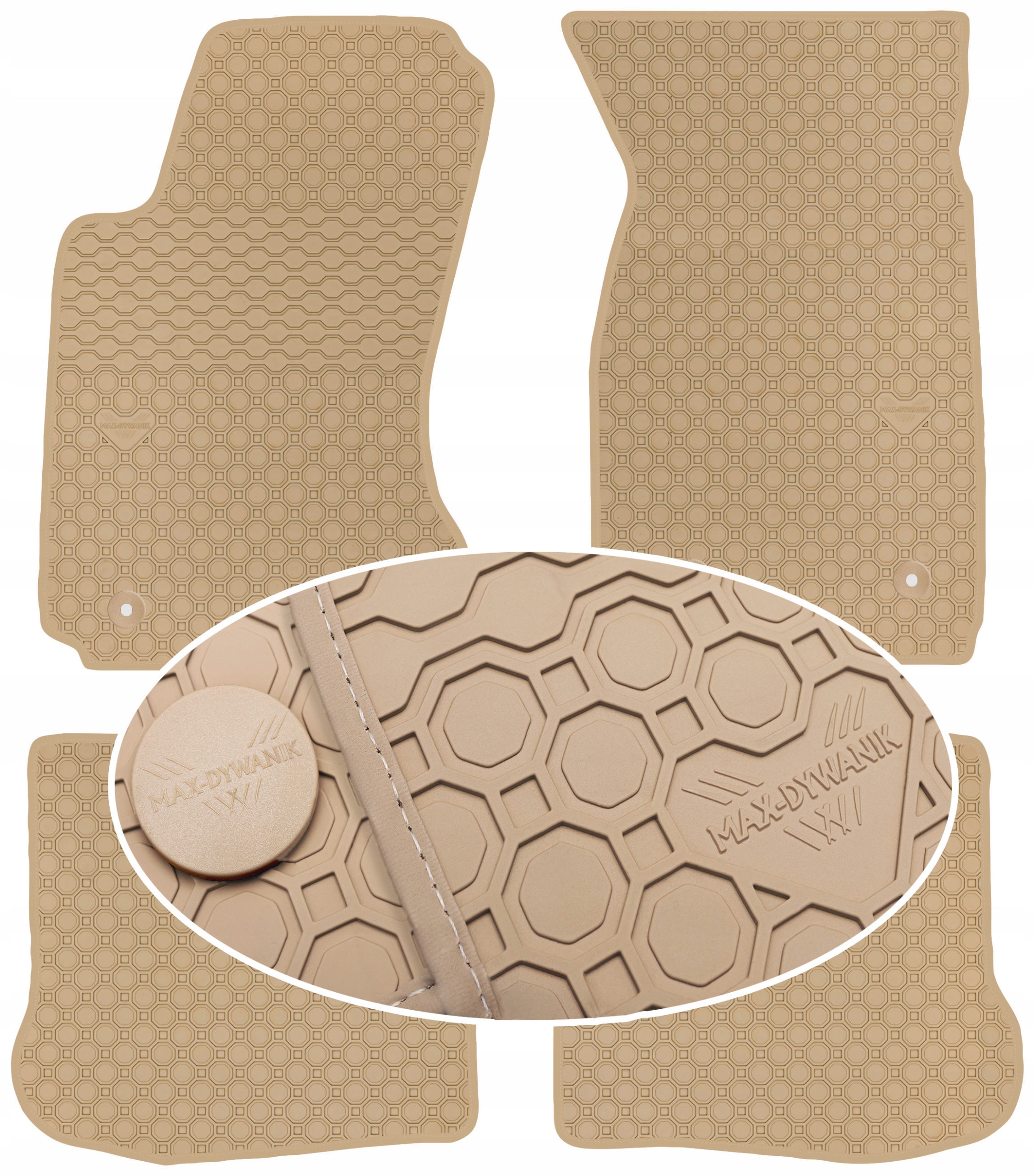 Audi A4 B5 1995-1998 Koberce Béžové