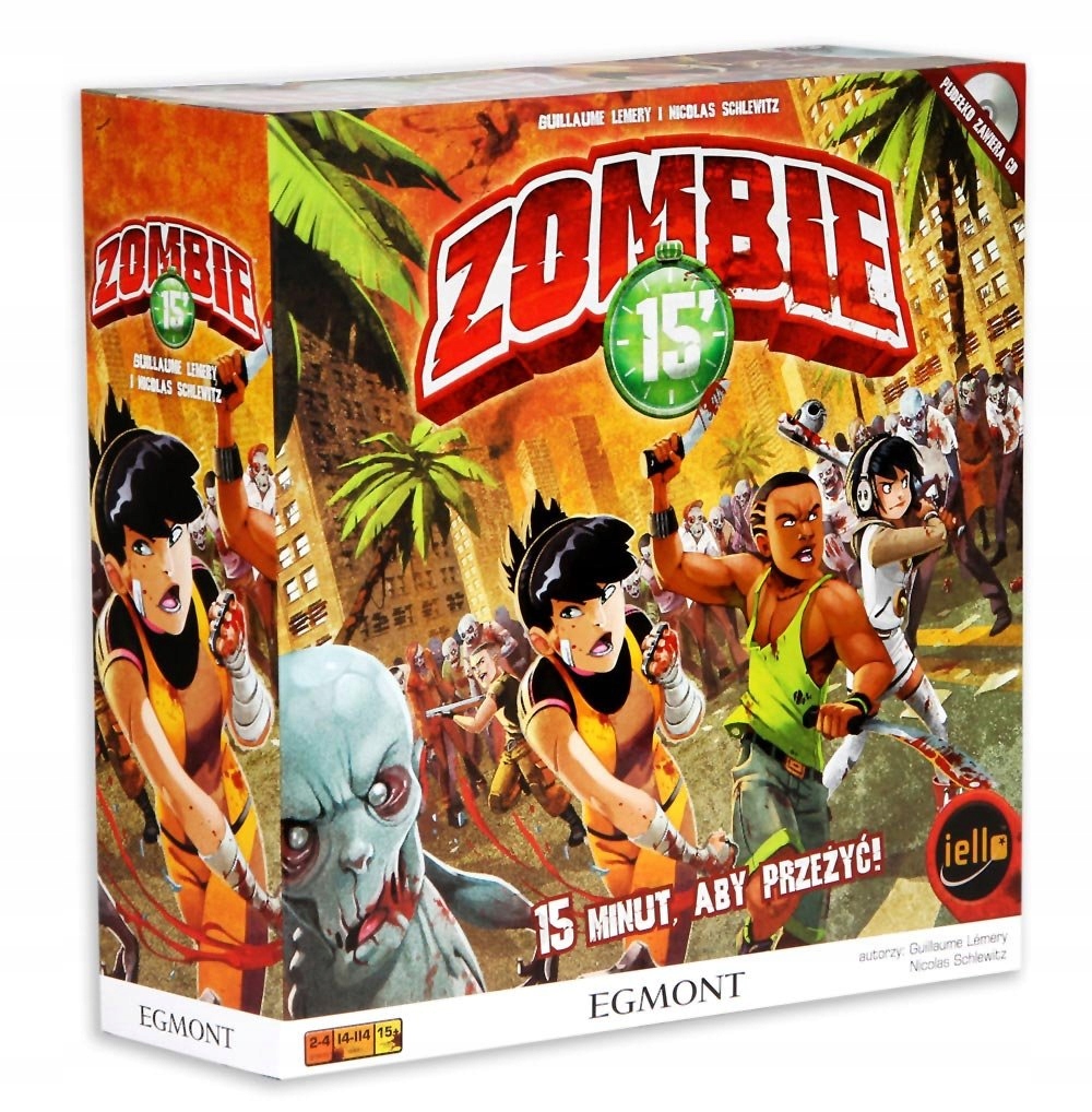 *JAK NOWA* ZOMBIE 15 EGMONT GRA PLANSZOWA