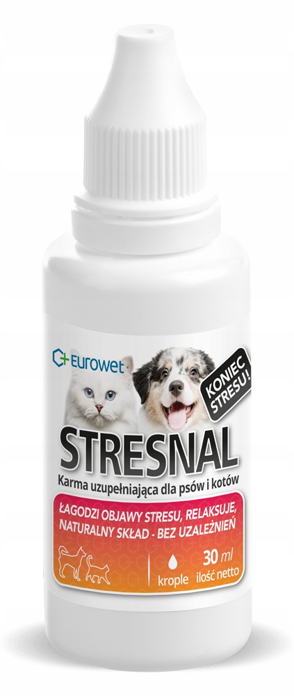 

Eurowet Stresnal płyn uspokajający dla psów 30ml