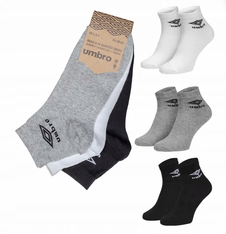 

Umbro skarpety zakostki męskie 3PAK 39/42 multi