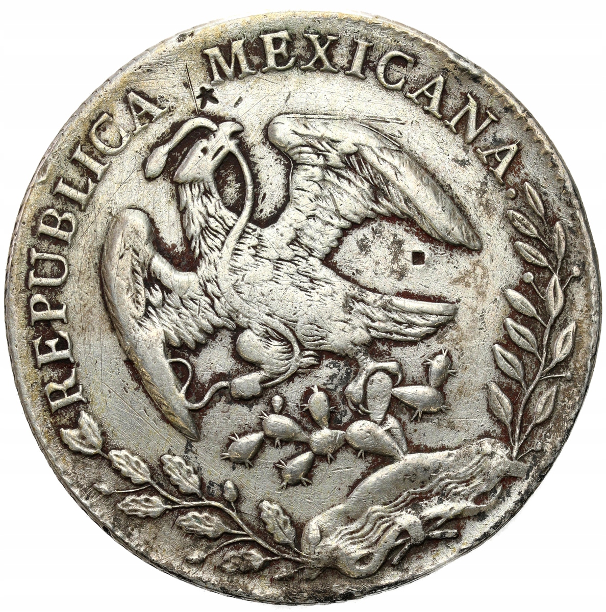 Meksyk. 8 reali 1896 Mo AM, Meksyk – SREBRO