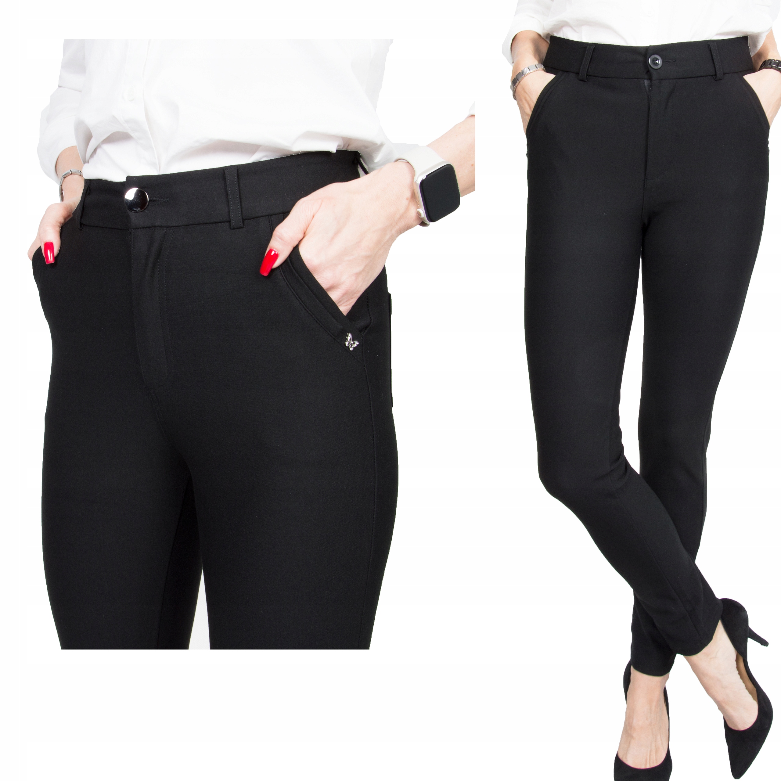 D805 SPODNIE WYSZCZUPLAJĄCE WYSOKI STAN r.46