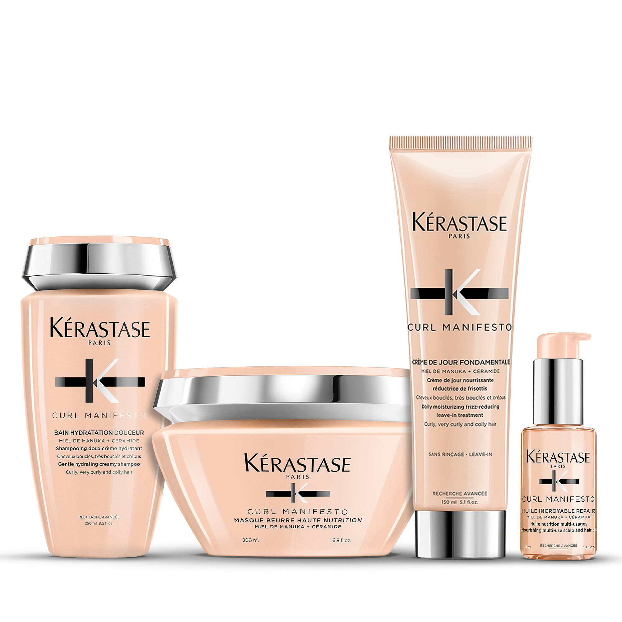 Kérastase Curl Manifesto Zestaw Nawilżający Do Włosów Kręconych z Maską