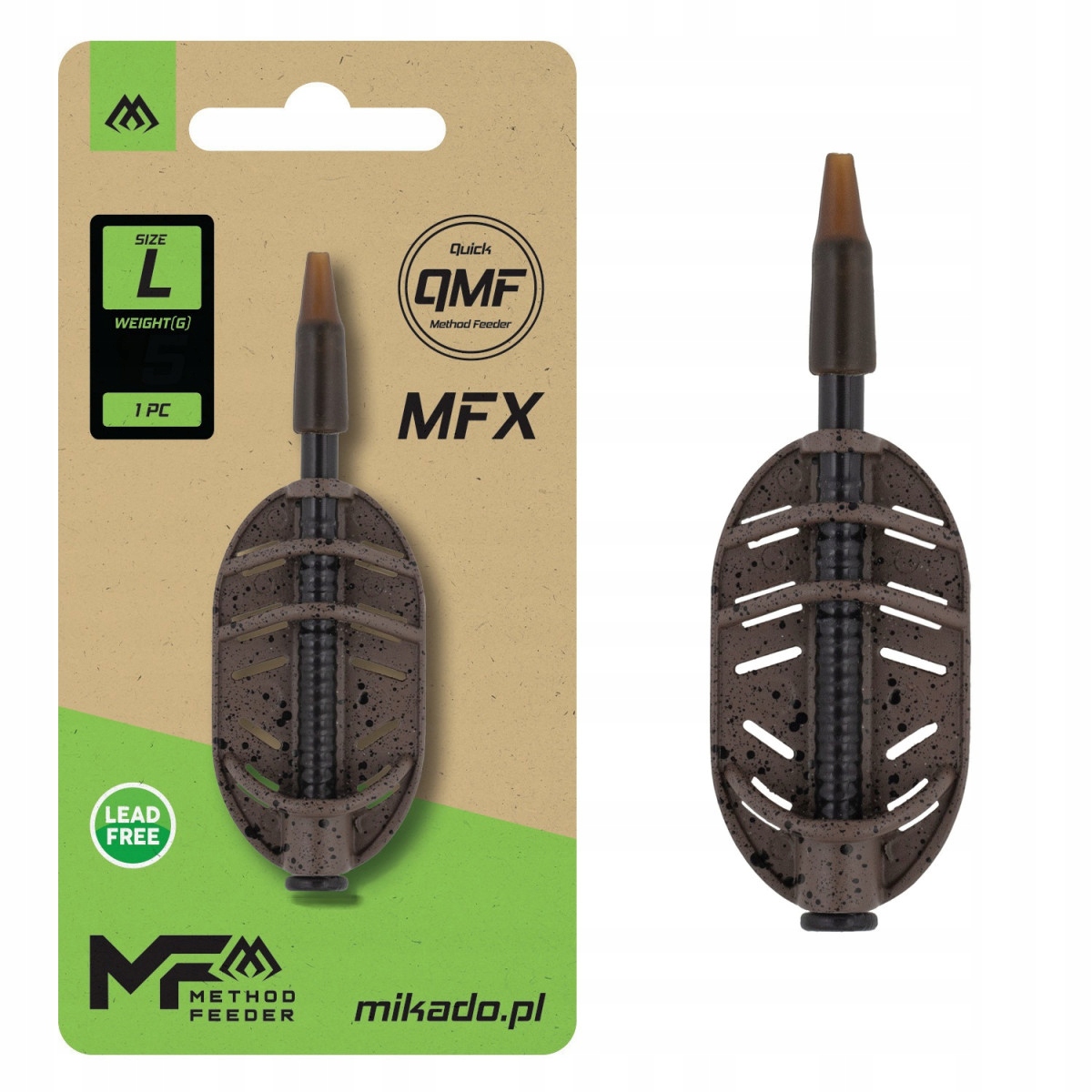 Koszyk Mikado Method Feeder Mfx Q.m.f. L 50g