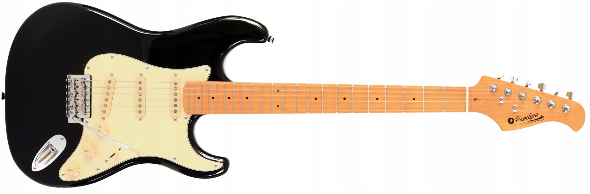 Prodipe Guitars ST80 Ma Black elektrická kytara