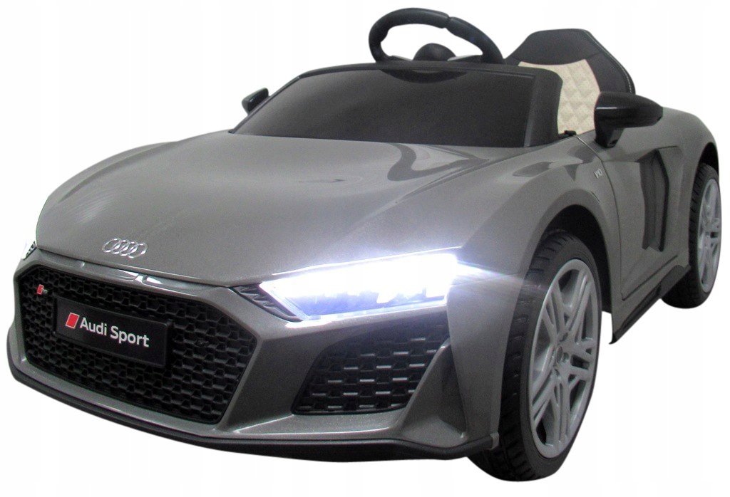 

Auto Autko Audi R8 Sport Szare Na Akumulator Skóra