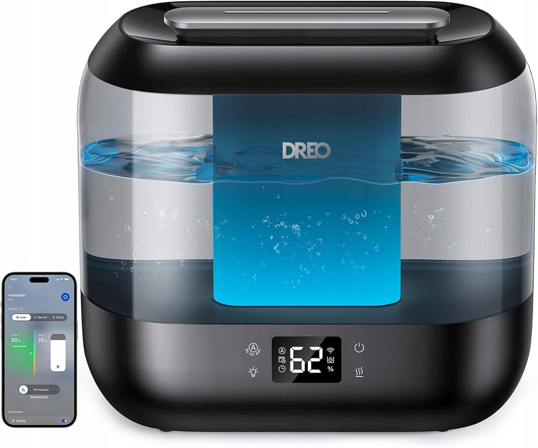 Inteligentní zvlhčovač vzduchu Dreo HM311S Black 4 L