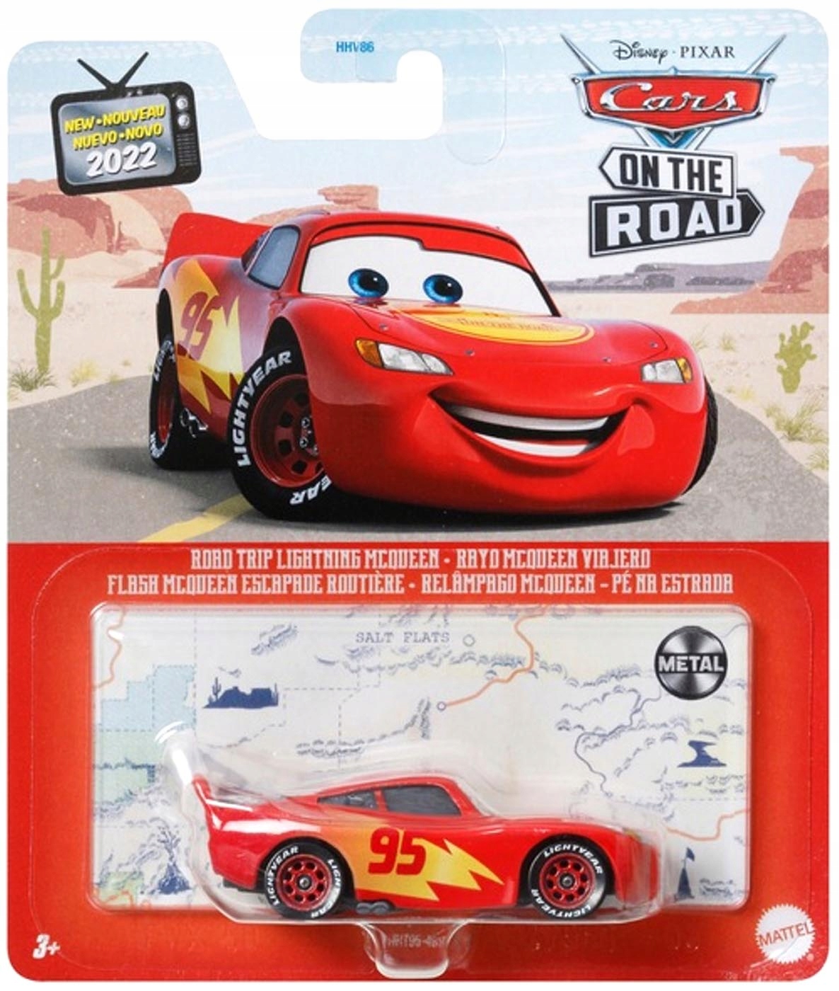 MATTEL CARS AUTA ROAD TRIP ZYGZAK McQUEEN LIGHTNING 1:55 NOWY !!!