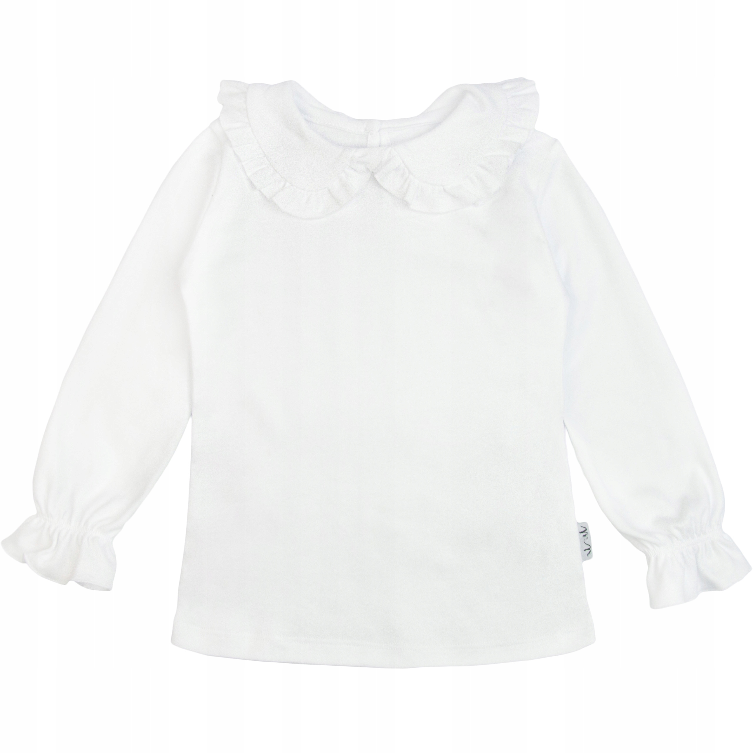 

Bluzka Biała Z Kołnierzykiem długi r 116