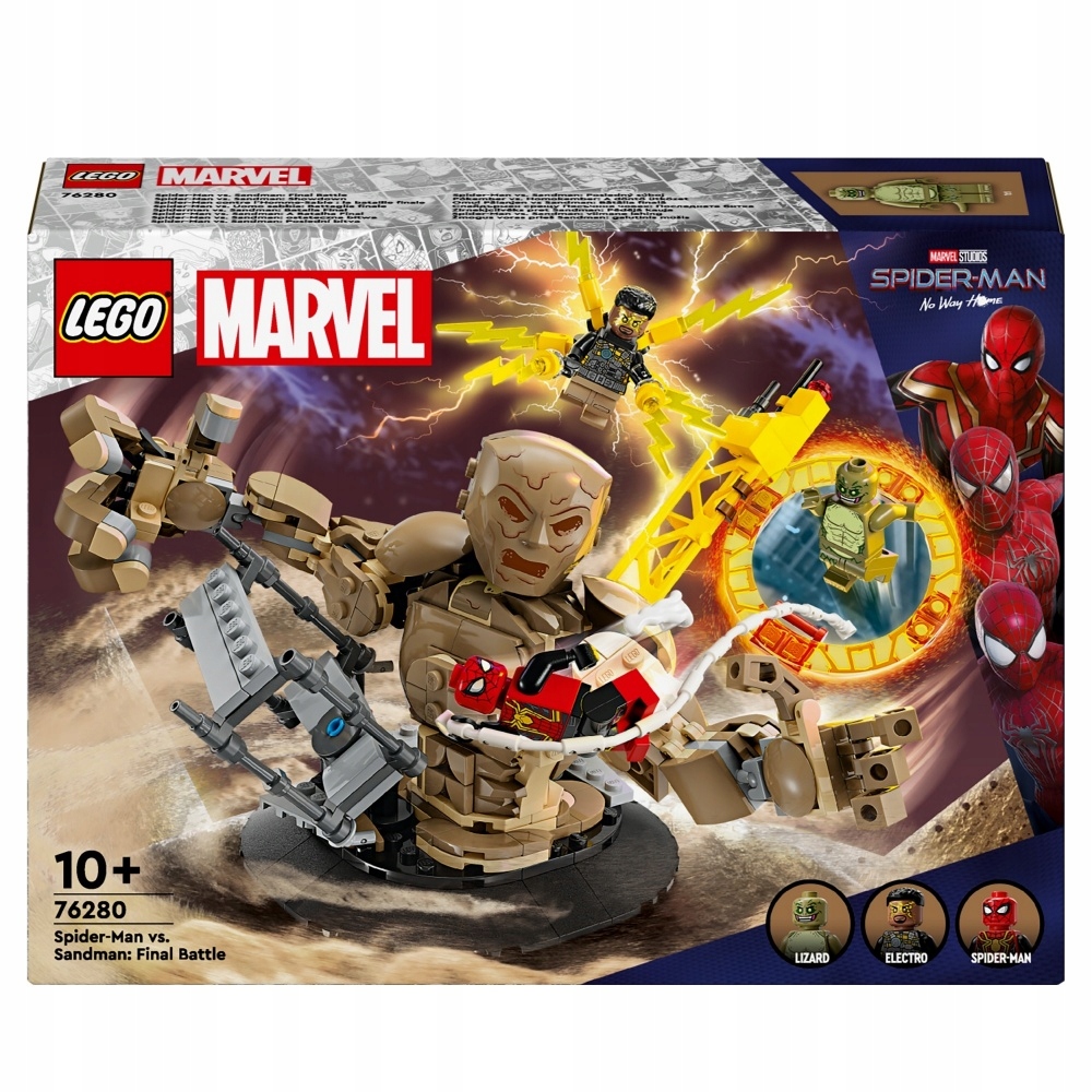 Lego 76280 Marvel Heroes Spider-Man vs. Sandman: závěrečná bitva