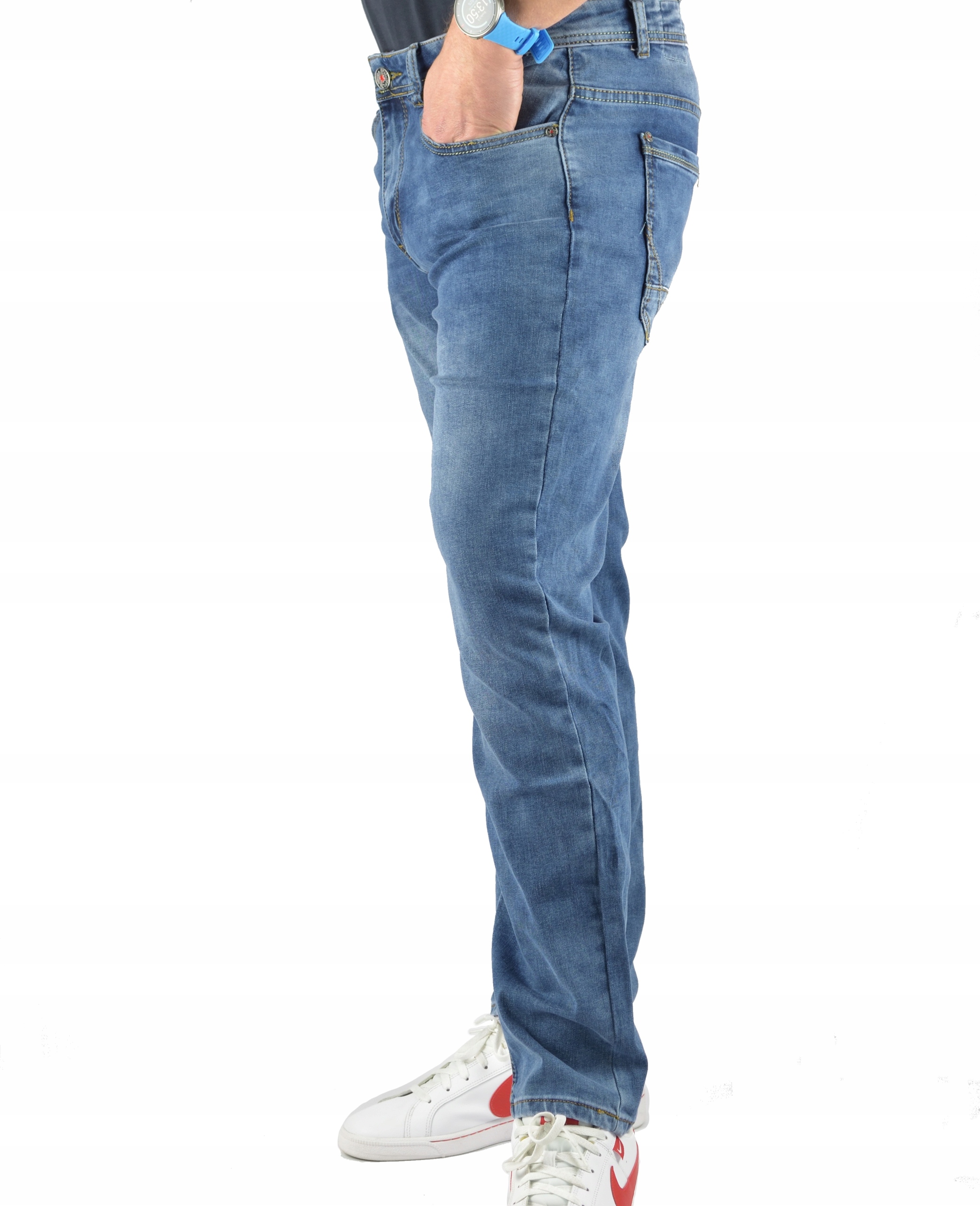 Spodnie Męskie K&L Jeansy jasne W34/L34 W Rozmiar 34/34