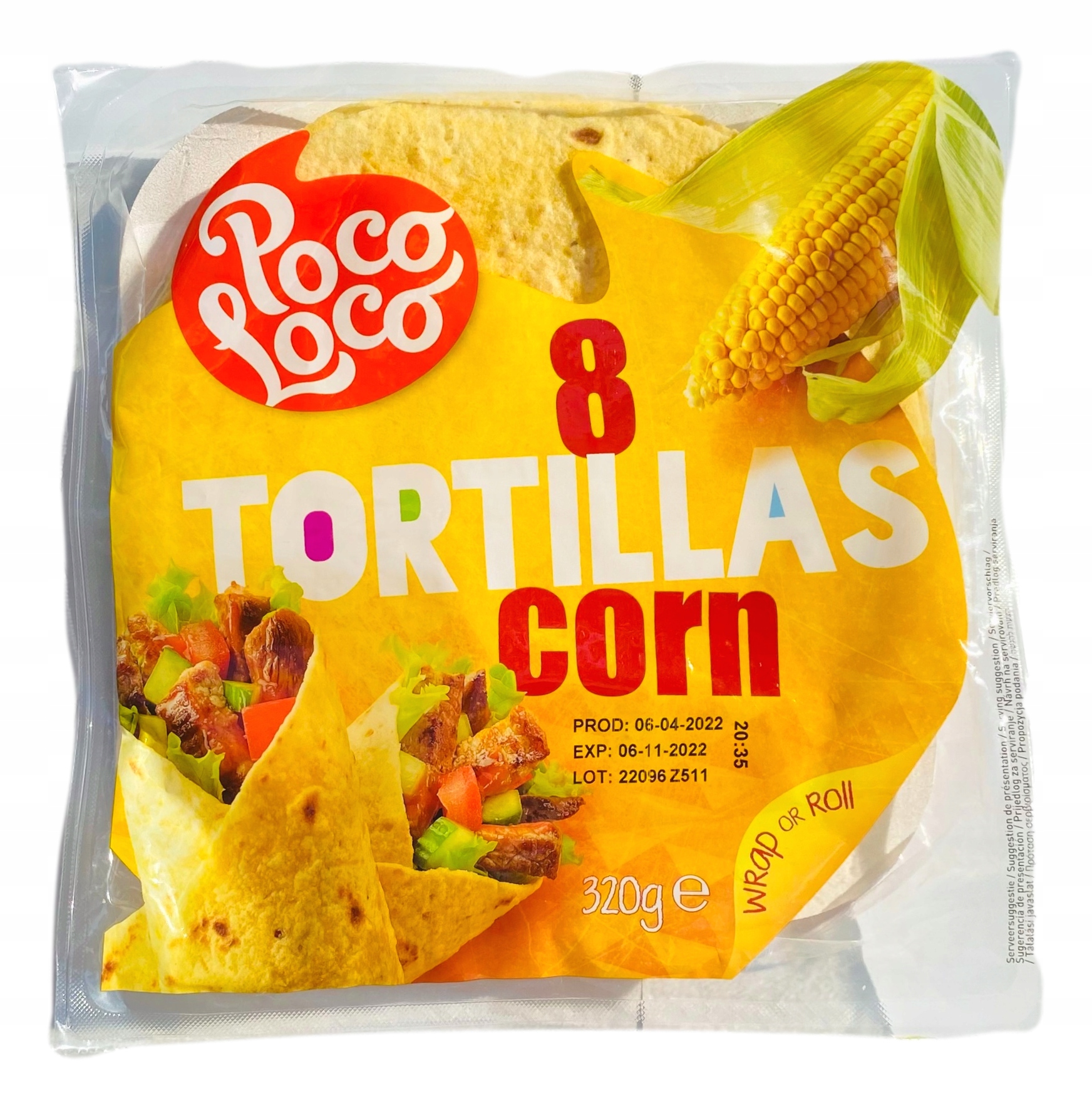 

Tortilla Kukurydziana 320g 8 sztuk Poco Loco
