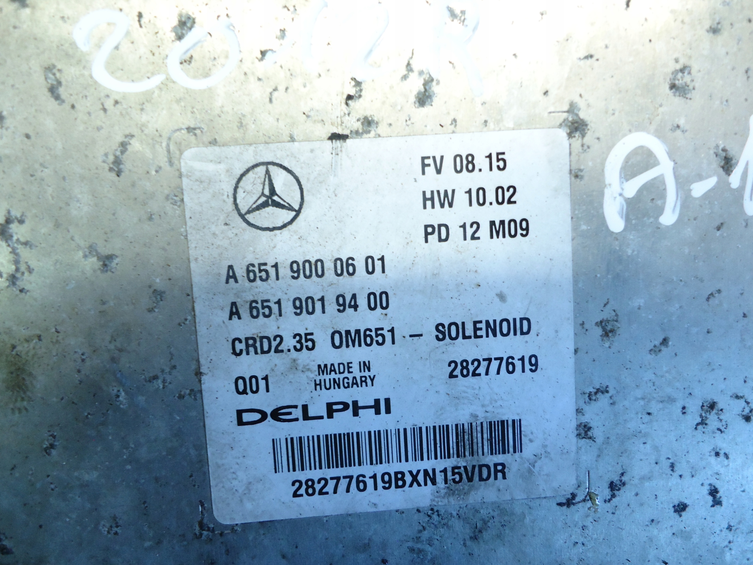 MERCEDES W906 2.2CDI computer A6519000601 A6519019400