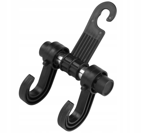 UNIWERSALNY wieszak samochodowy do zagłówka 2 HAKI