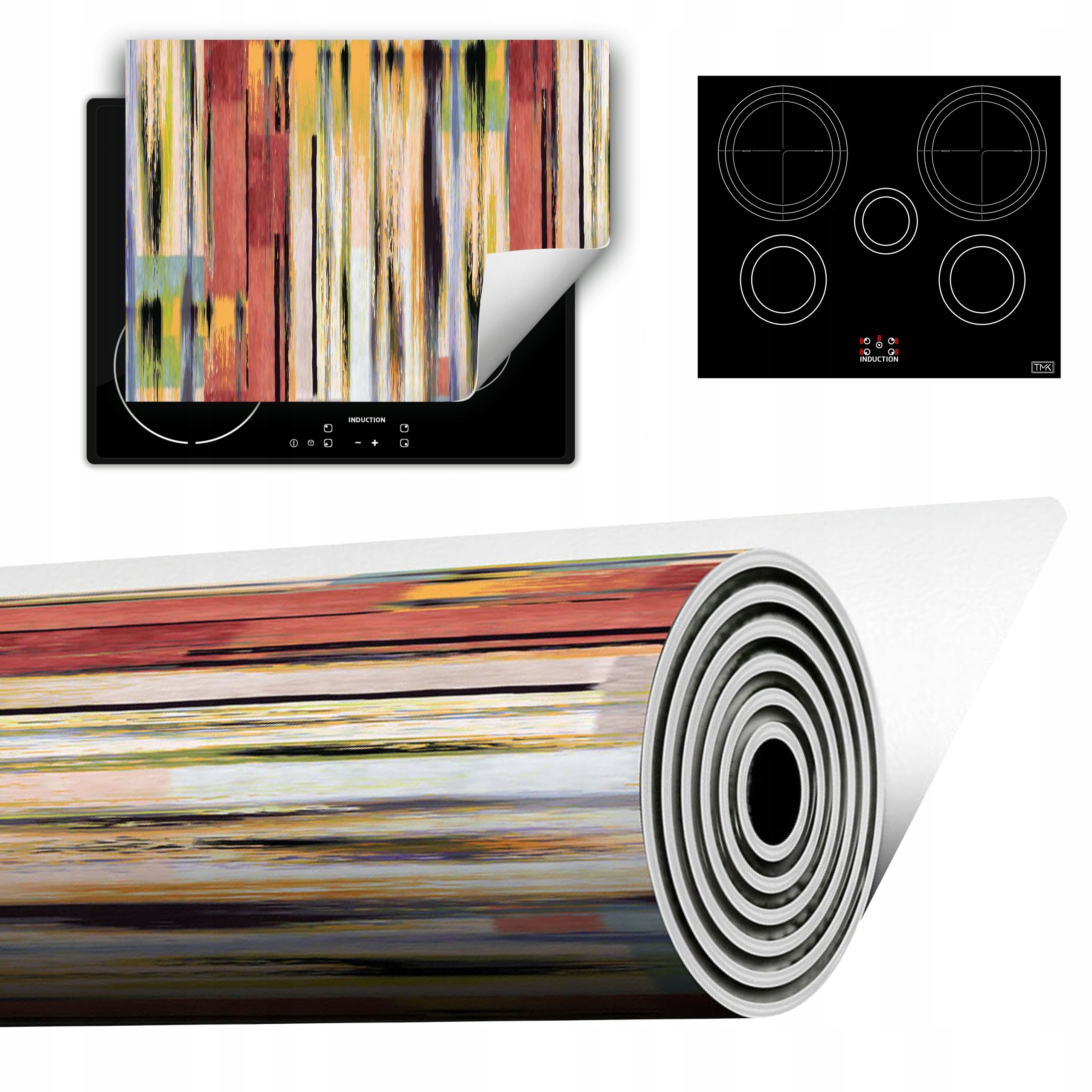 Vinylová Podložka Do Kuchyně Více Místa 70x52 barevná dřevo