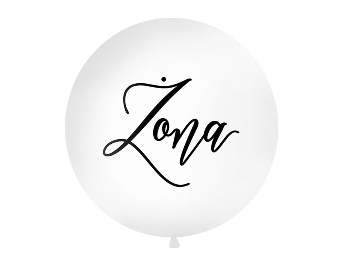 

Balon olbrzym Gigant na ślub wesele 1 metr - 1 szt