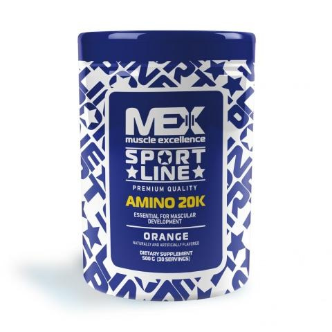 Amino 20K Komplex aminokyselin Bcaa 8:1:1 Svalová hmota Regenerace 500 g