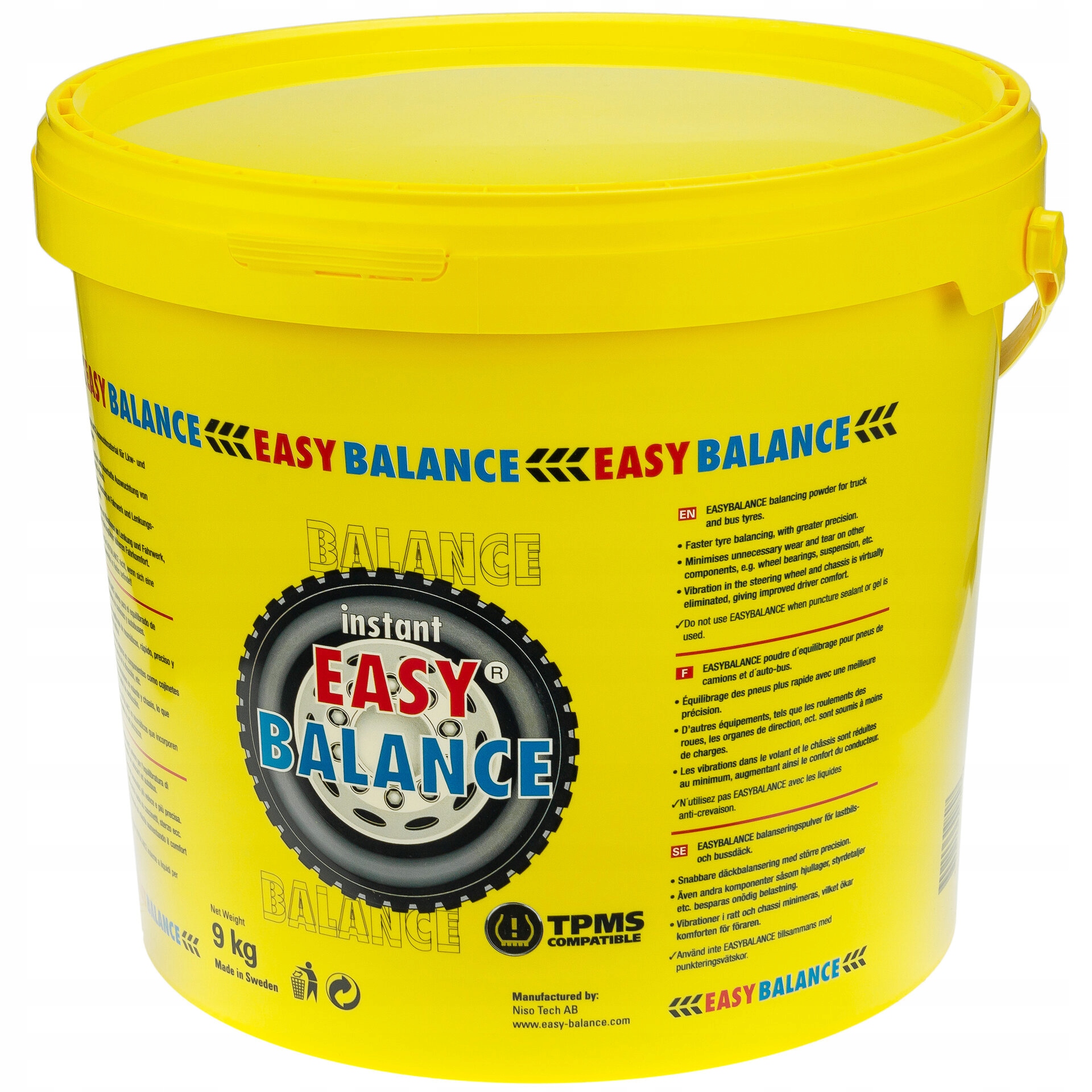 Granulát Easy Balanace 9 Kg Pro Dynamické Vyvažování Kol Nákladních Pneumatik