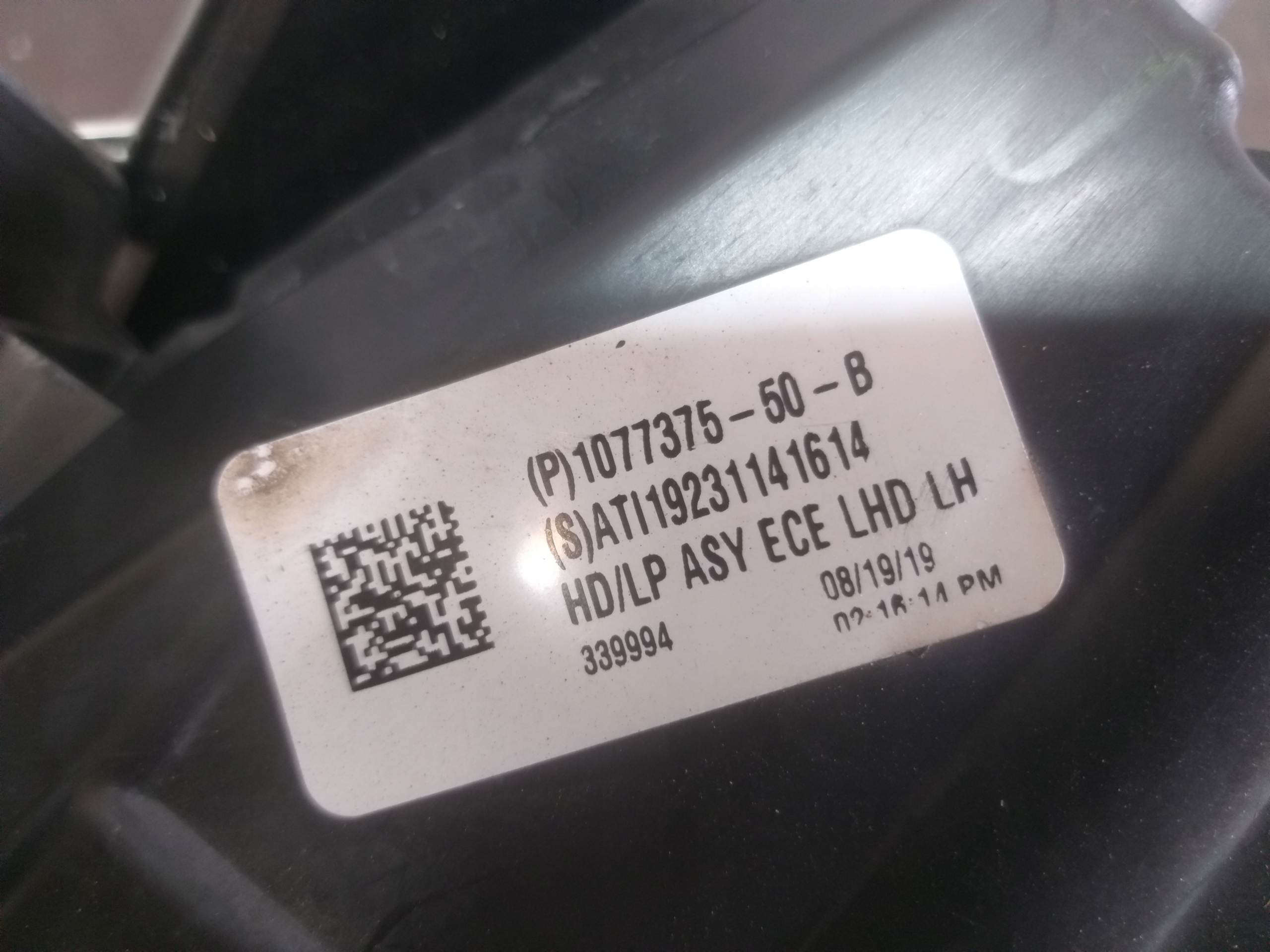 light front left TESLA III 3 FULL LED 1077375-50-B