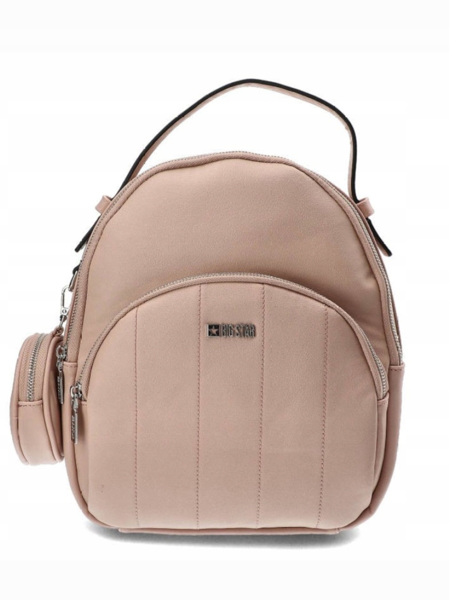 Batoh Dámský Big Star LL574098 městský pudrová růžová stylový