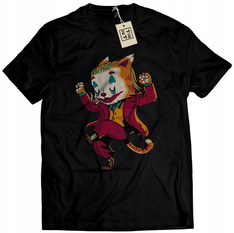 

Koszulka Męska Bluzka Joker Kot 2XL