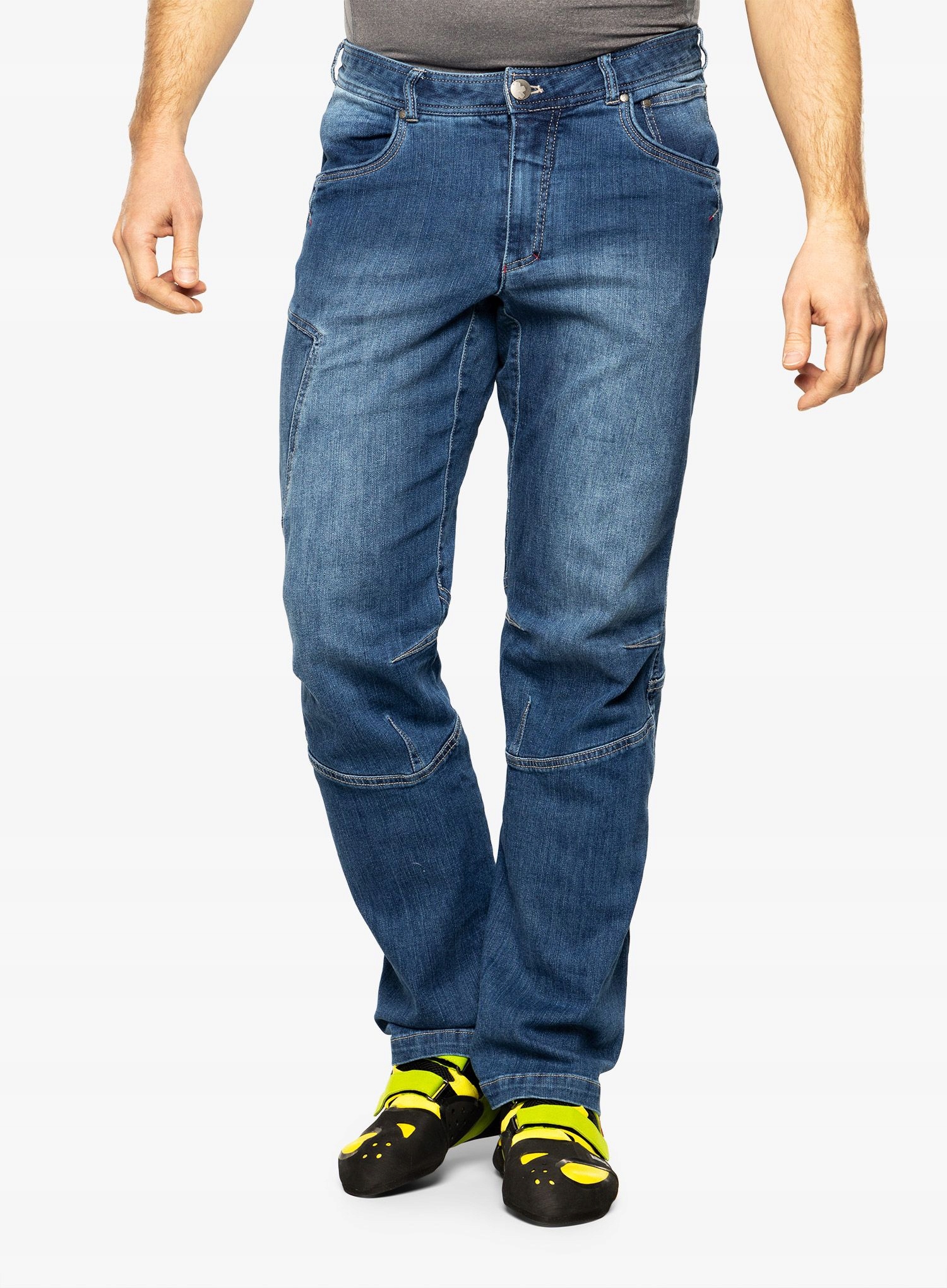 Lezecké kalhoty Ocun Ravage Jeans tmavě modré, velikost XL