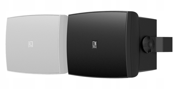 Dvojice venkovních nástěnných reproduktorů 8" Audac WX802MK2/OB Černé