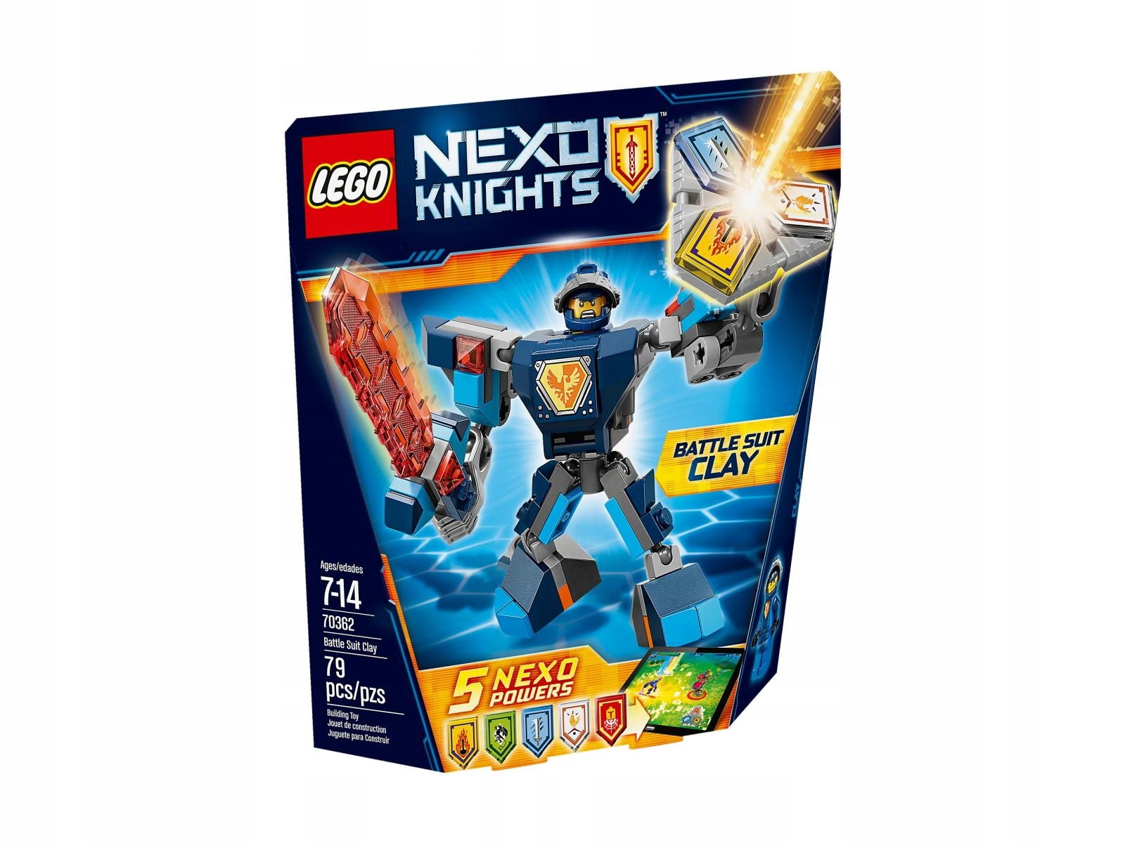 Lego Nexo Knights 70362 Zbroja Claya