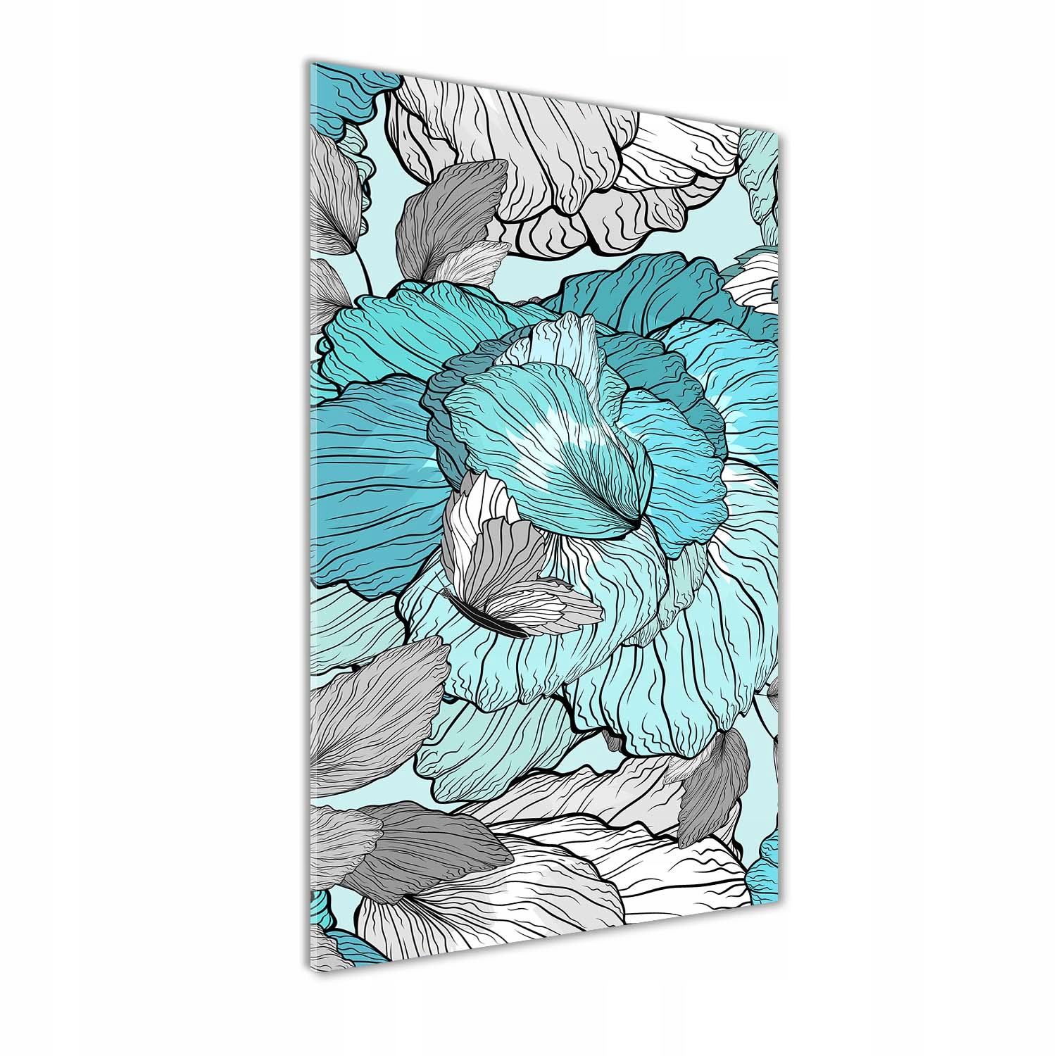 

Foto obraz zdjęcie na szkle Kwiecisty wzór 60x120