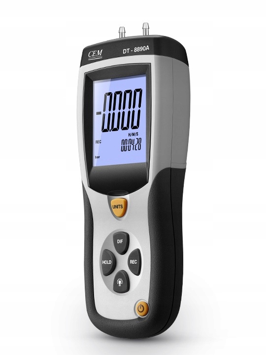 Miernik ciśnienia monometr różnicowy DT-8890