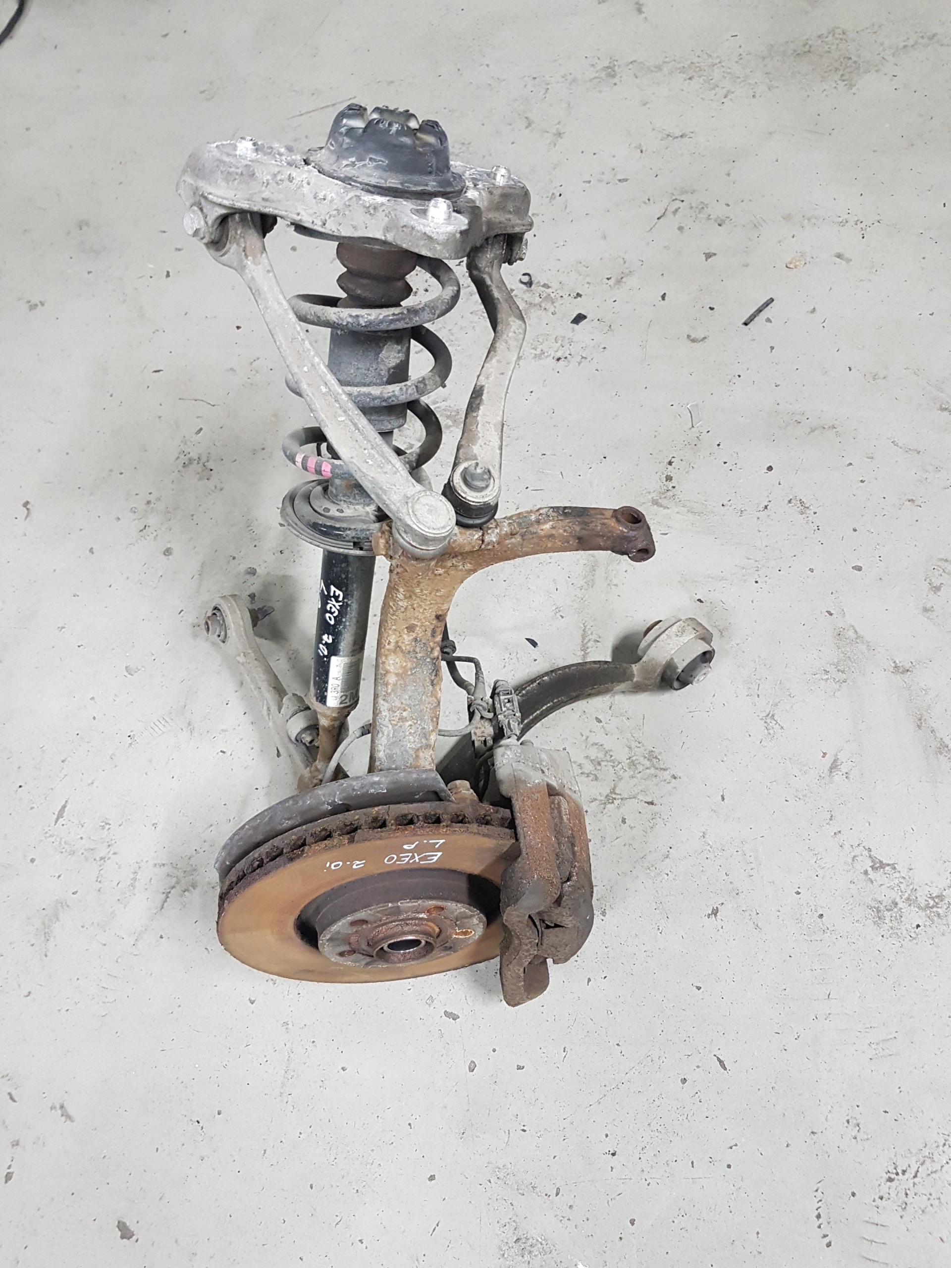 поворотный кулак, цапфа, амортизатор перед левый seat EXEO 2.0