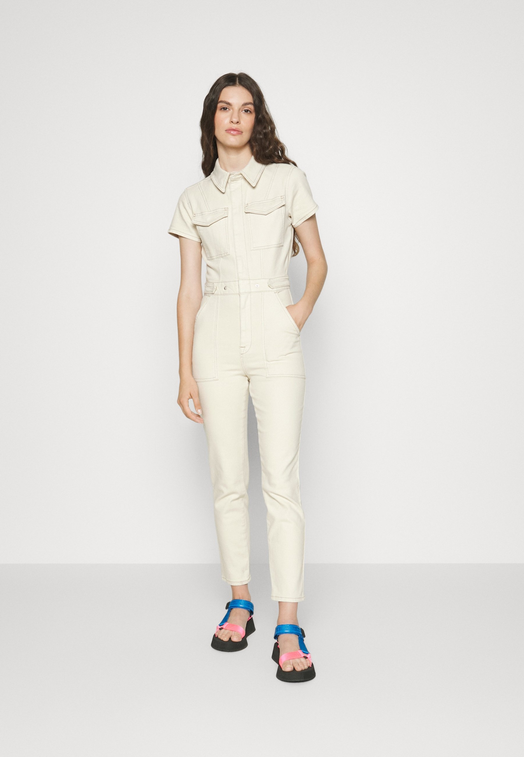 Džínová kombinéza Good American XL