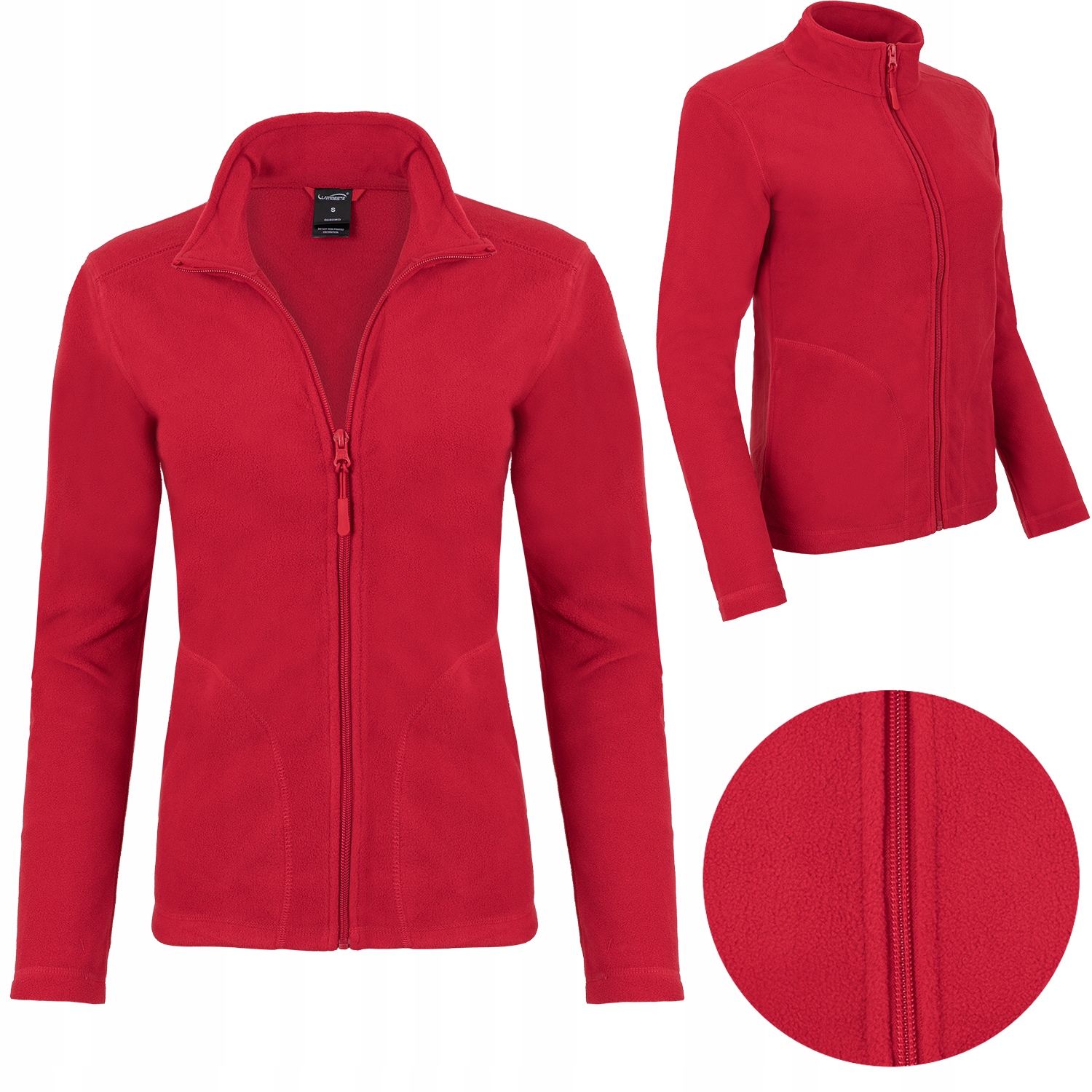 

Bluza Damska Polarowa Ciepła Rozpinana Polar Red M