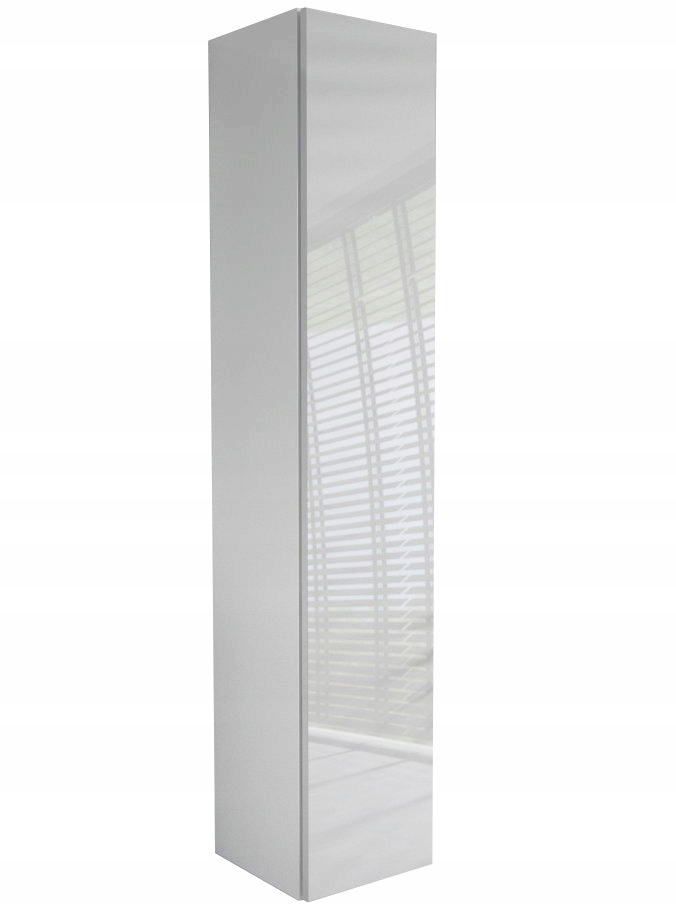 

Wiszący Słupek Łazienkowy 160 cm biały połysk