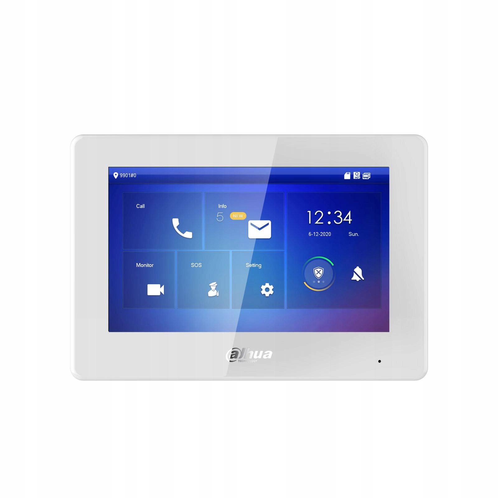 Unifon Dahua VTH5422HW-W ekran dotykowy 7" podgląd kamer, zasilanie DC48V