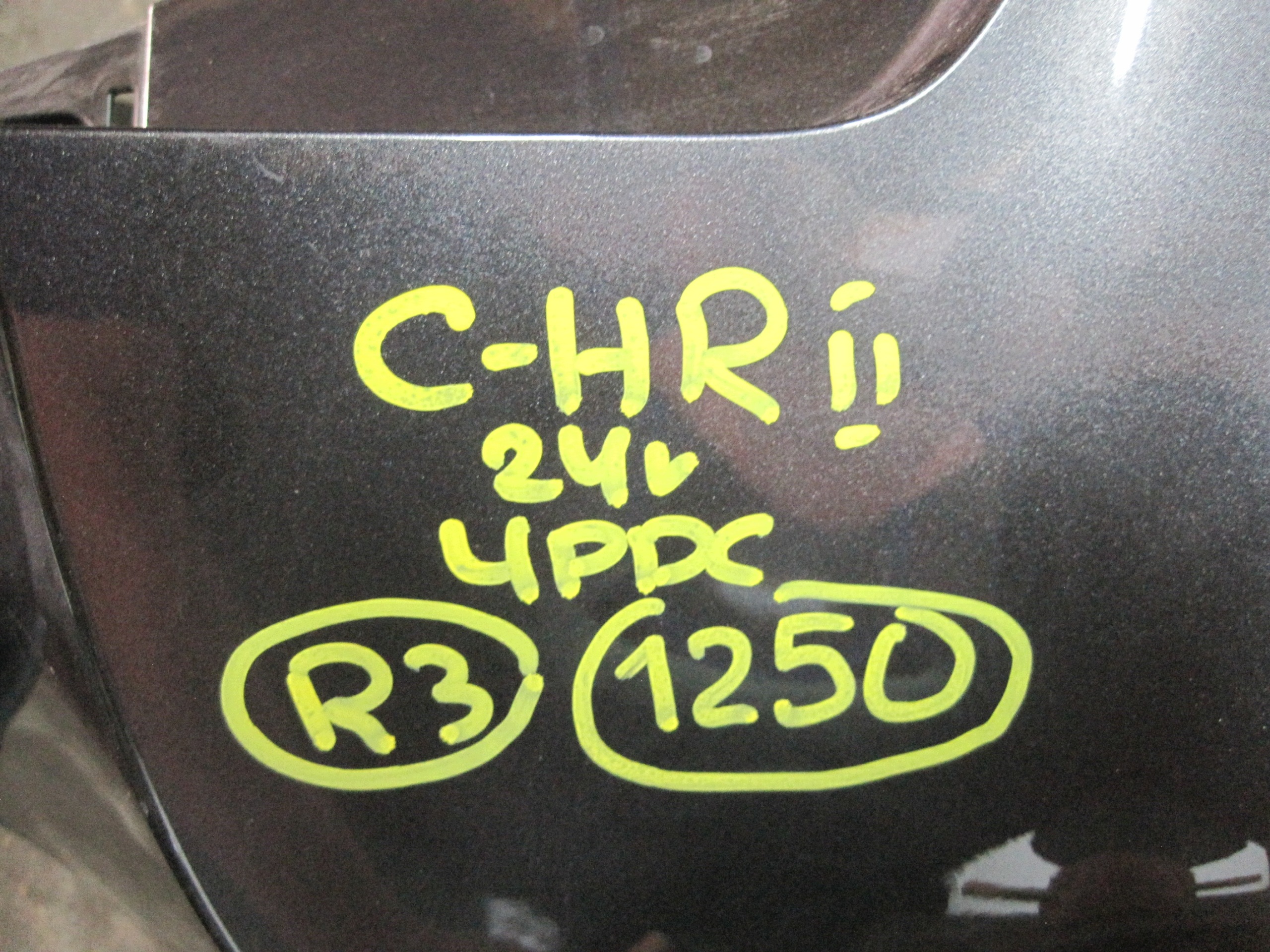 bumper TOYOTA CHR II CH R 4 PDC rear part rear