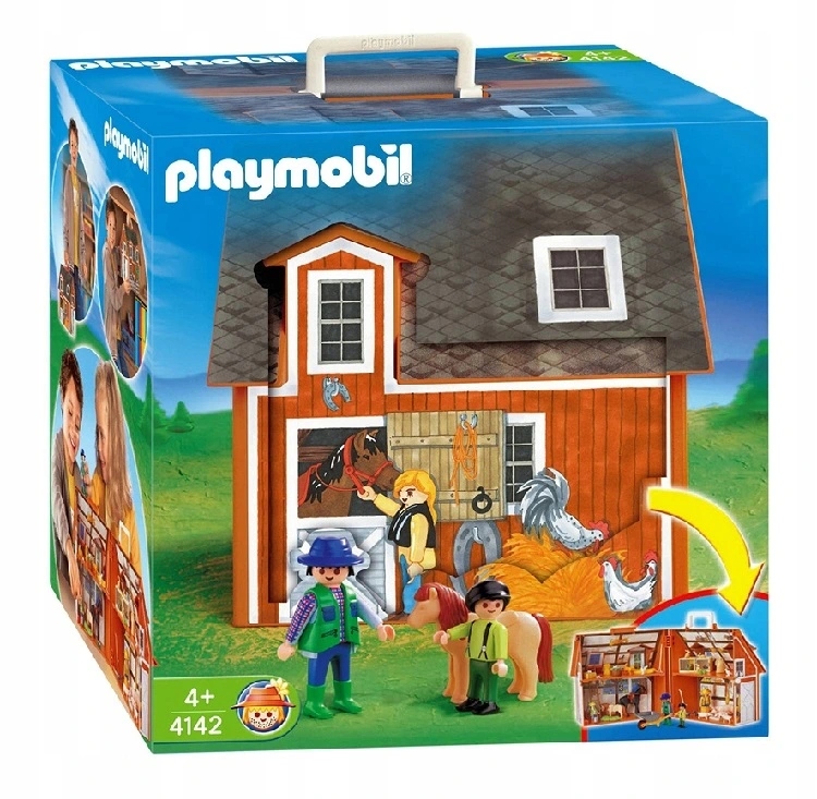 Moje Przenośne Gospodarstwo Rolne Farma Domek Stajnia (4142)