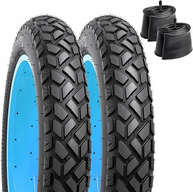 YunSCM Opona rowerowa 20x4.0 dętkowa 102-406 czarna 2 sztuki