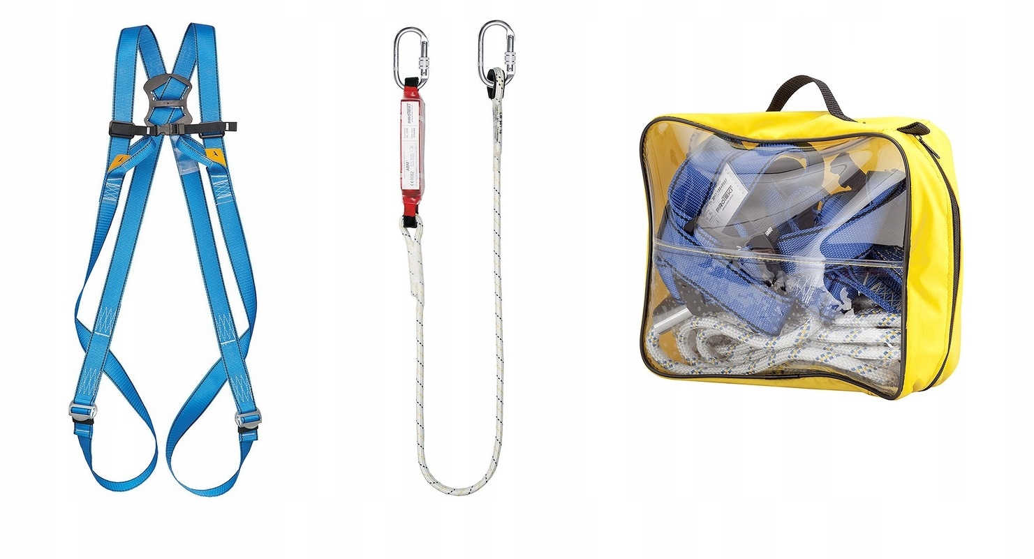 Szelki zestaw do pracy na wysokości Basic 3 M-XL