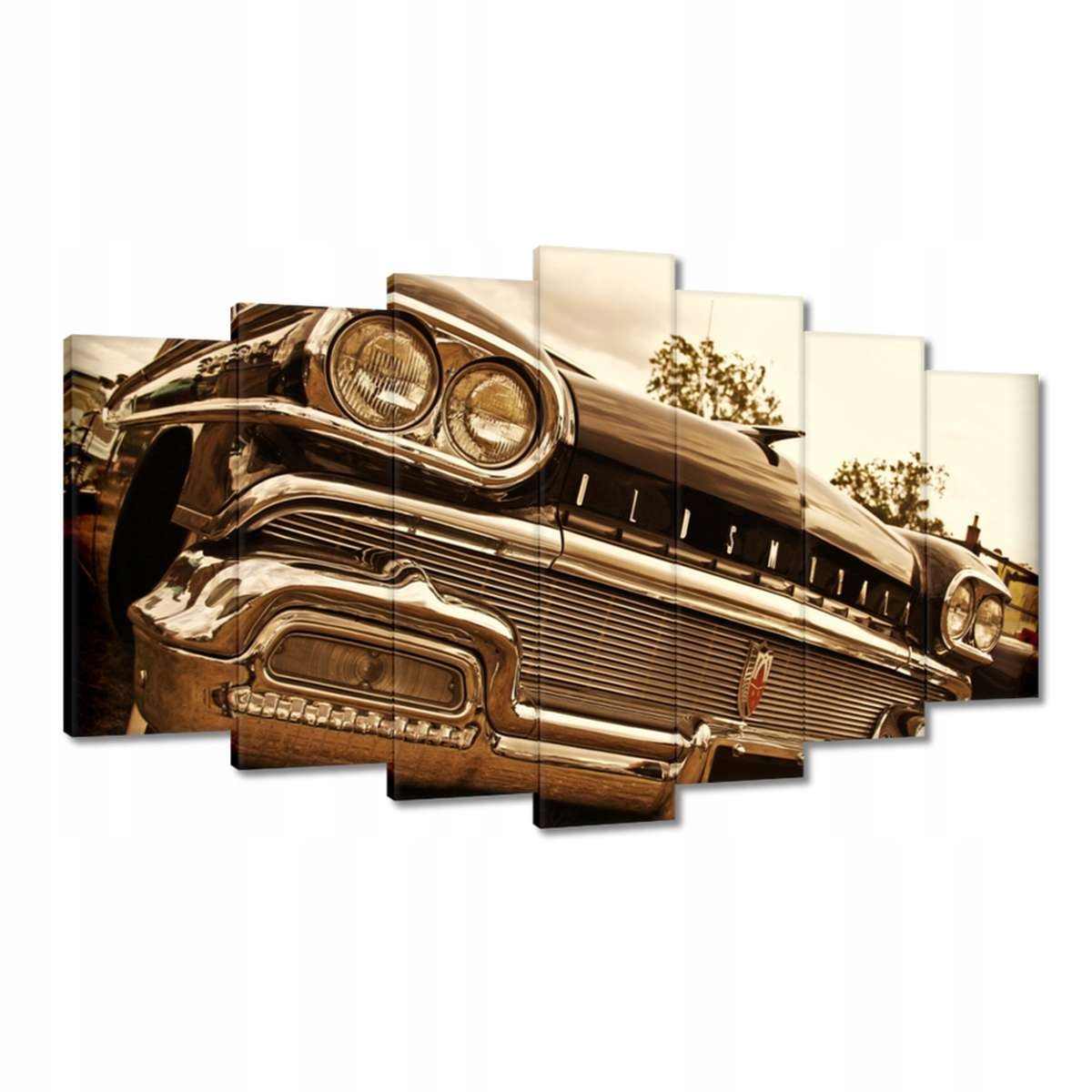Obrazy 140x80 Oldsmobil v sépii