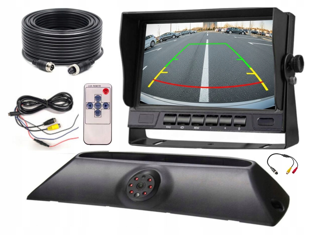 Monitor Cúvacia Kamera Iveco Daily 4 2006-2011 Full Hd Fisheye 170 Stupňov