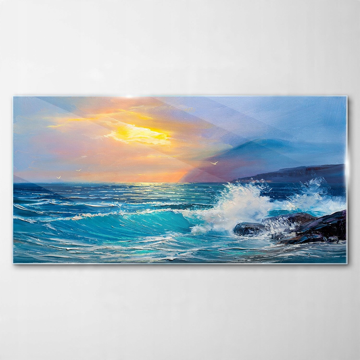 

Obraz na Szkle Dekor Morze Zachód Słońca 120x60